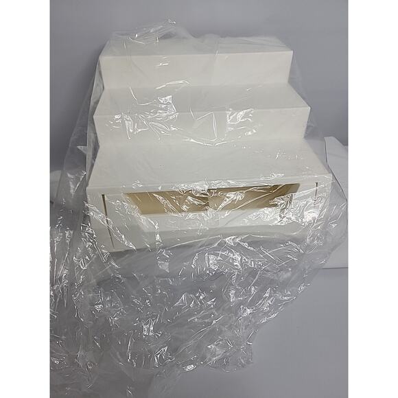 Vintage Kitchen Art Gourmet Line Shelf N Store Pull Out Drawer White New W Box - Picture 4 of 11